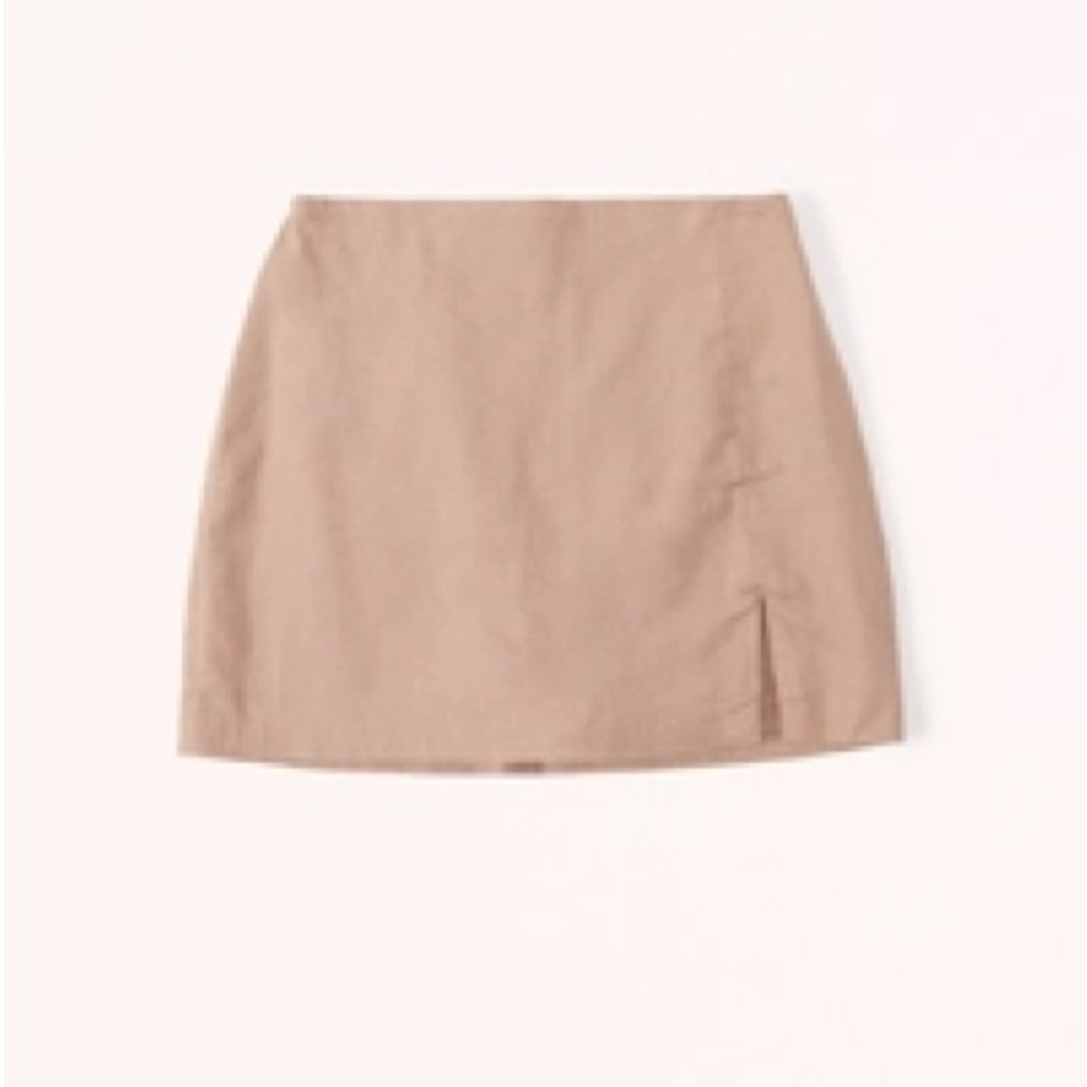Abercrombie Linen Blend Skort with Slit